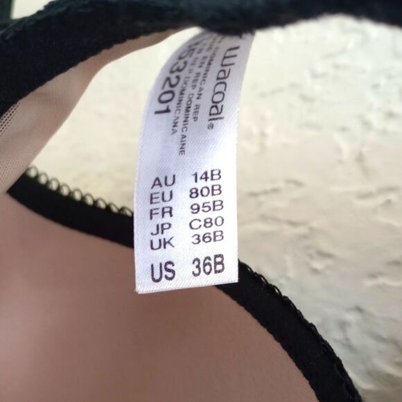 Wacoal black lace bra​ - Picture 5 of 5
